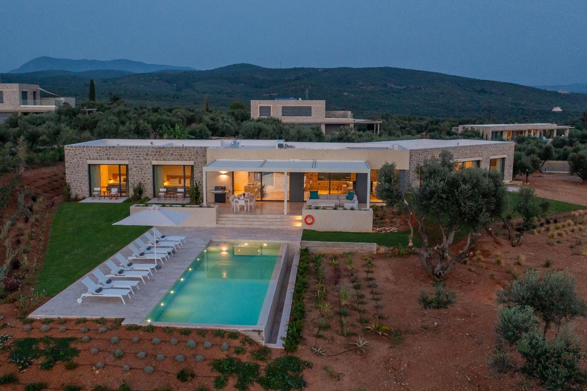 Messinian Nest Villa Gialova Ngoại thất bức ảnh